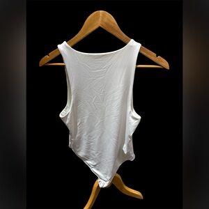 Forever 21 White Sleeveless Top